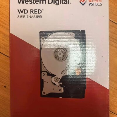 特价出全新国行26年盒装正品0通电西数4T红盘Plus，WD--议价商品