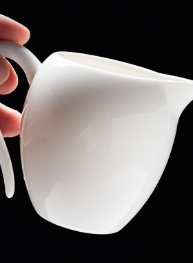 白瓷公道杯大号分茶器高档匀杯