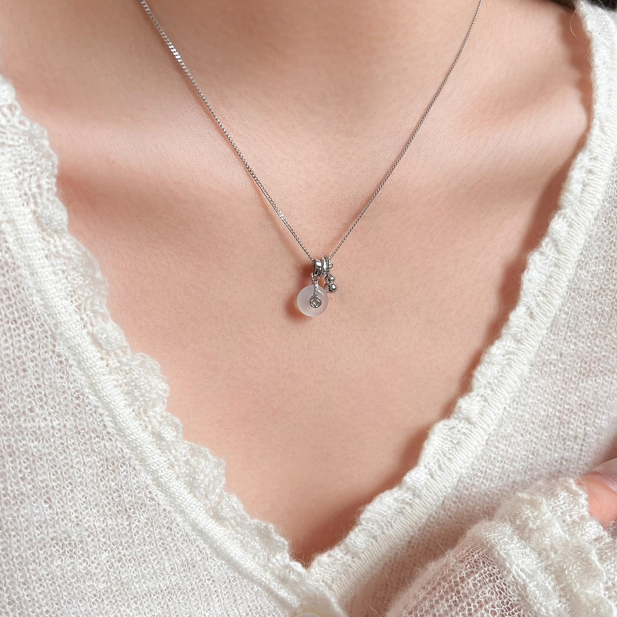 岚屿/S925银少女清新百搭项链