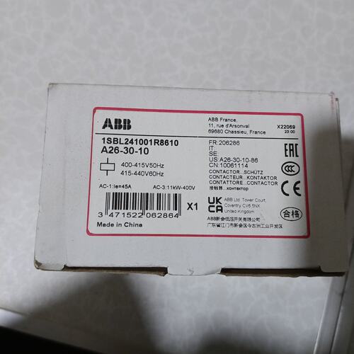 议价B交流接触器A26-30-101SBL241001R8610A26A26-30A263010