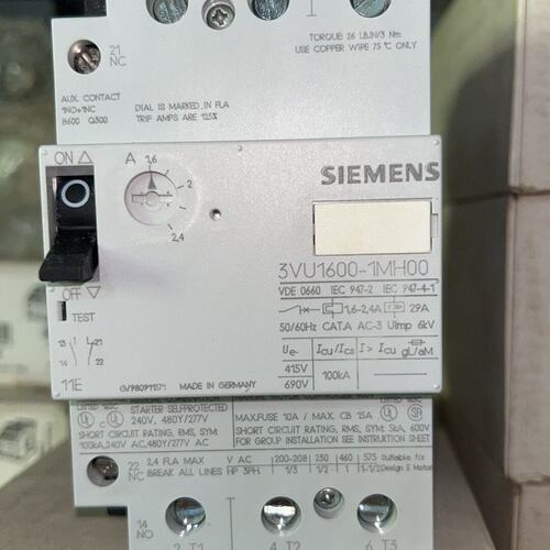 议价断路器3VU1600-1MG003VU1600-1MF003VU1600-1MH00