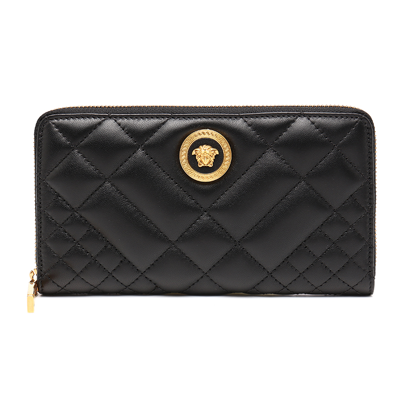 Versace/范思哲 18新款美杜莎女士長錢夾錢包女包1 DPDG326DNATR