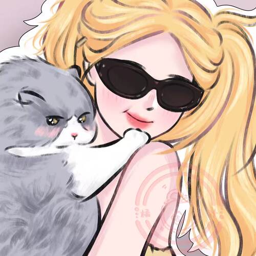 手绘头像定制情侣闺蜜宠物照片转漫画卡通形象设计动漫画约稿