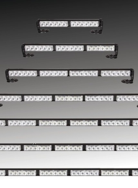 工程黄色高亮12-24V汽车频闪警示灯长条吸顶式警示车载LED爆闪灯