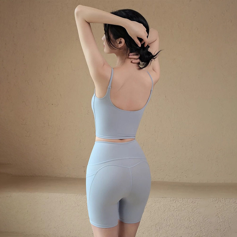 运动内衣女夏季性感美背固定杯瑜伽服背心吊带普拉提训练健身文胸,运动/瑜伽/健身/球迷用品,瑜伽背心,淘宝优惠券,粉丝福利购,淘宝优惠卷