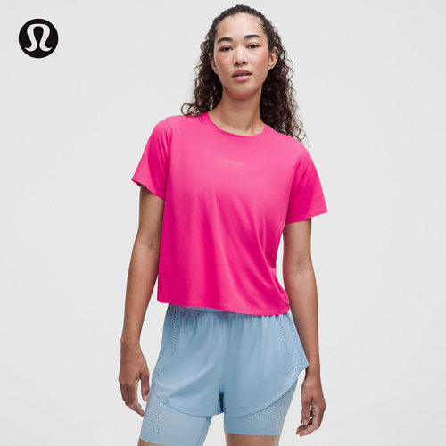 Fast and Free™ 女士运动短袖 T 恤丨lululemon丨LW3JUBS