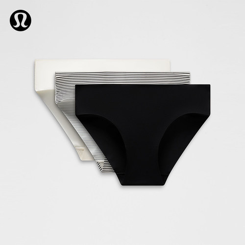 InvisiWear女士中腰比基尼内裤 *3 条装速干丨lululemon丨LW9DC4S