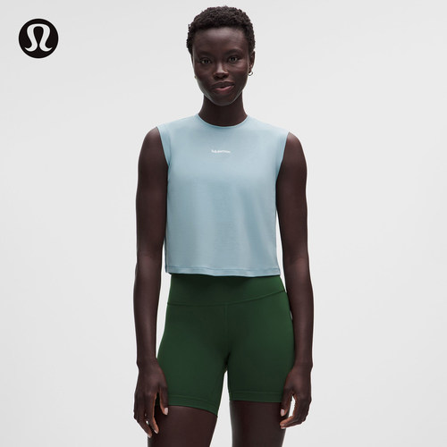 Jersey 女士训练平纹针织运动背心*文字徽标丨lululemon丨LW1GD5S
