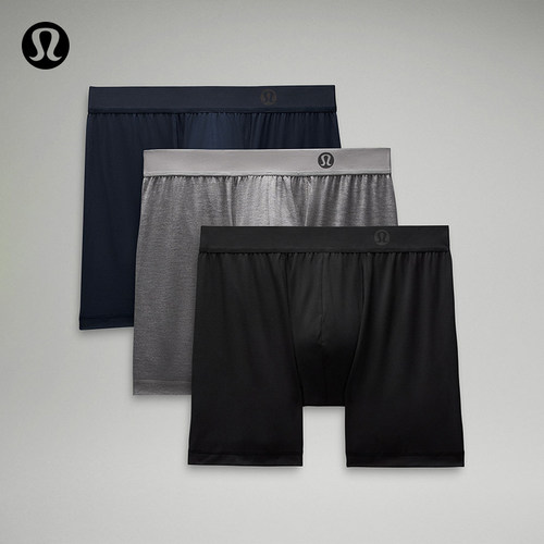 AIM 男士四角裤 *3 条装 速干 芯吸 丨lululemon丨LM9AMTS