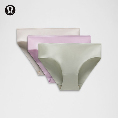 InvisiWear女士中腰比基尼内裤*3条 速干丨lululemon丨LW9DC4S