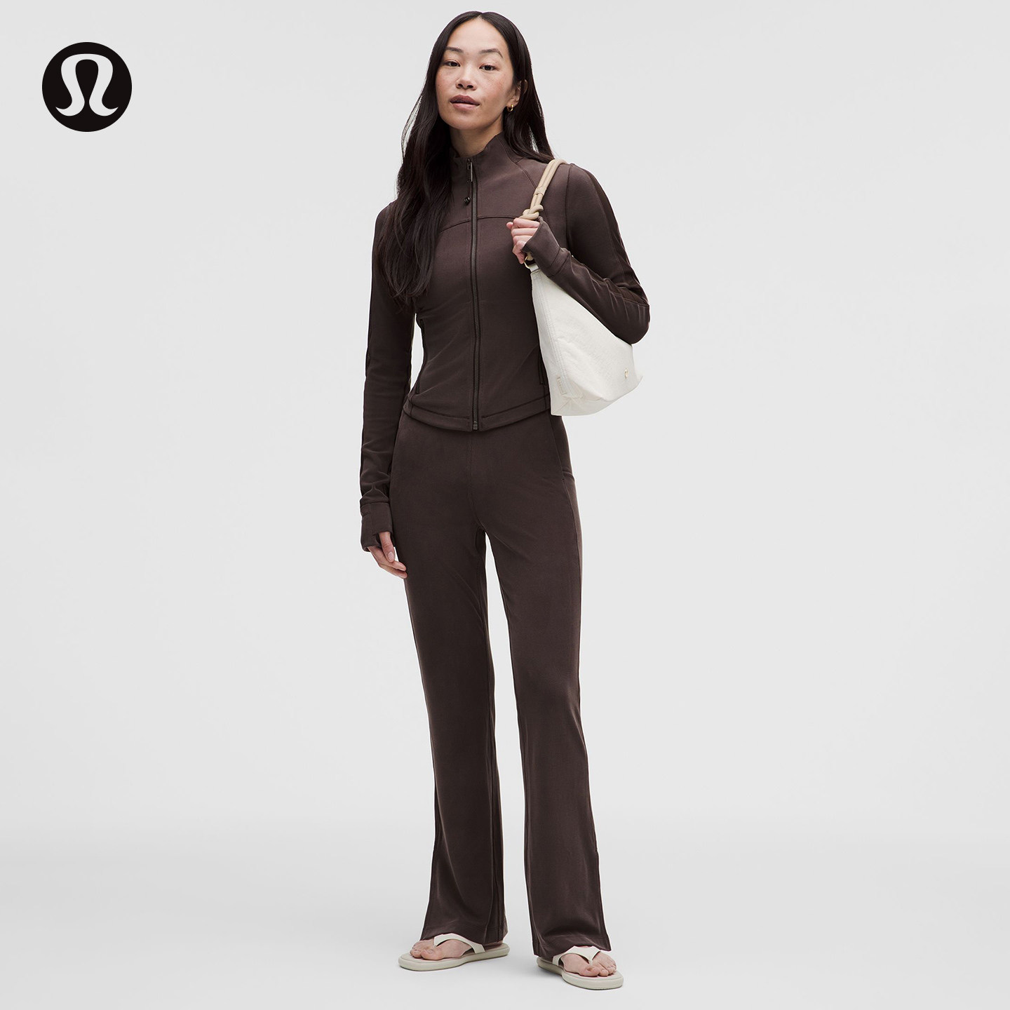 Micro-Rib Softstreme™ 女士细罗纹喇叭裤丨lululemon丨LW5JN6A - 实物图