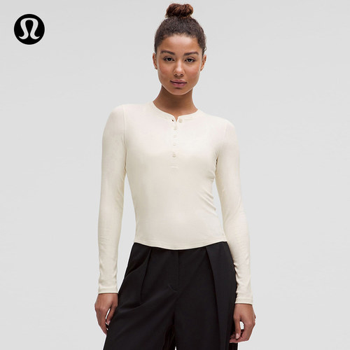 Hold Tight 女士紧身剪裁长袖亨利衫丨lululemon丨LW3HN3S