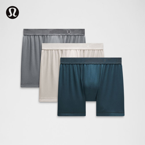 AIM 男士网面款四角裤 *3 条装 速干芯吸丨lululemon丨LM9AN8S