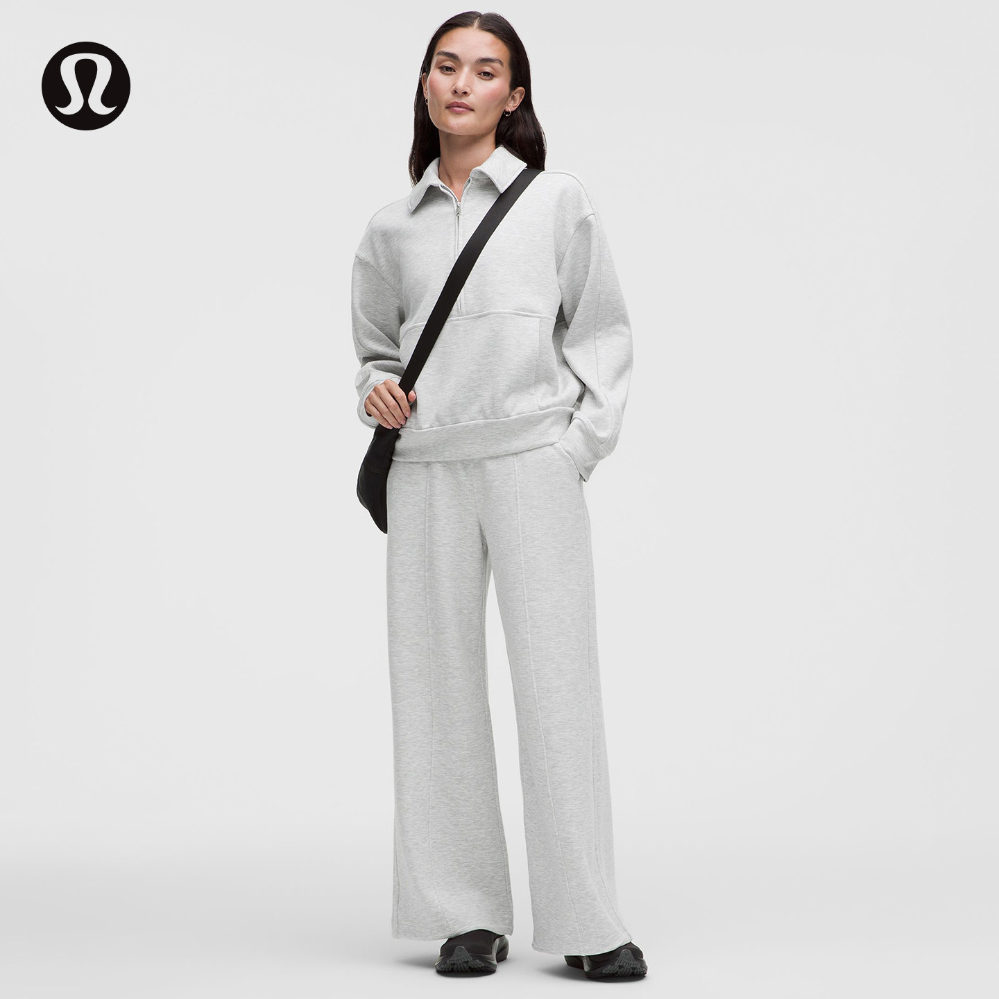 Smooth Spacer 女士高腰阔腿裤 速干丨lululemon丨LW5JRCA