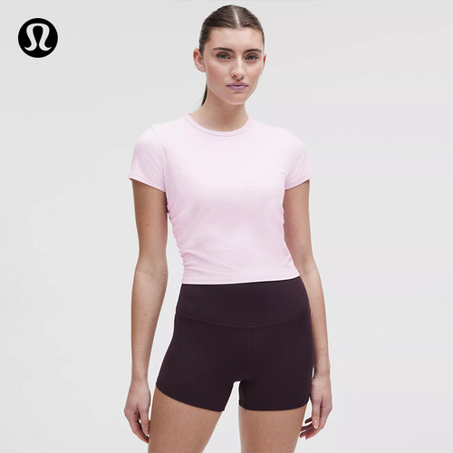 All It Takes女士运动短袖 T 恤*罗纹Nulu™丨lululemon丨LW3GV0S