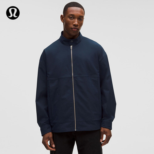 Twill 男士斜纹拉链外套 抗淋雨渗透丨lululemon丨LM3EZPS
