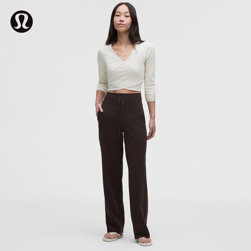 Groove 女士高腰阔腿裤*亚洲版型丨lululemon丨LW5IW4A