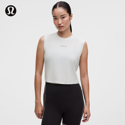 Jersey 女士训练平纹针织运动背心*文字徽标丨lululemon丨LW1GD5S