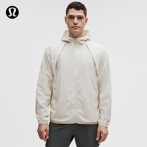 Fast and Free男士自收纳运动夹克 防风拒水丨lululemon丨LM4AXKS
