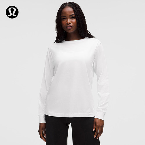All Yours 女士棉混纺长袖 T 恤丨lululemon丨LW3JCFS