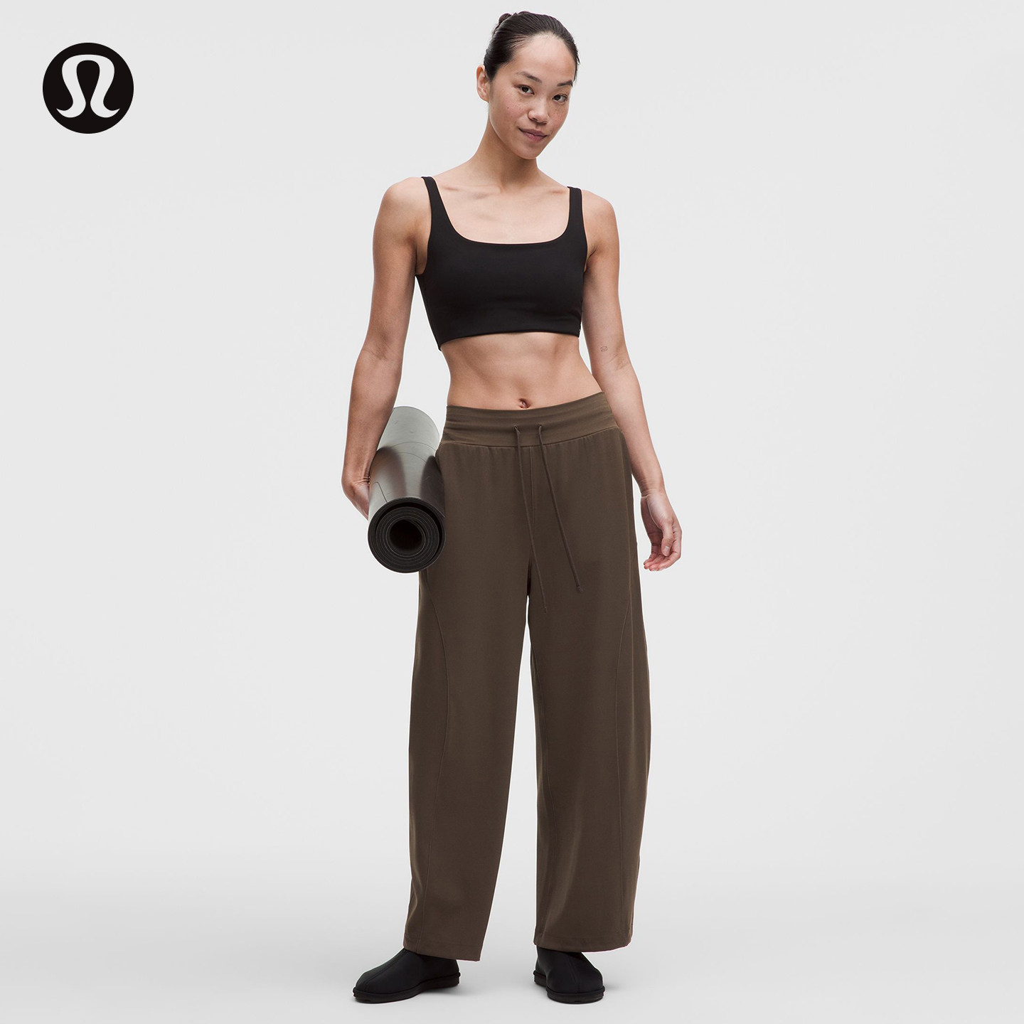 Groove 女士低腰宽松剪裁可调节裤脚长裤丨lululemon丨LW5JVRA