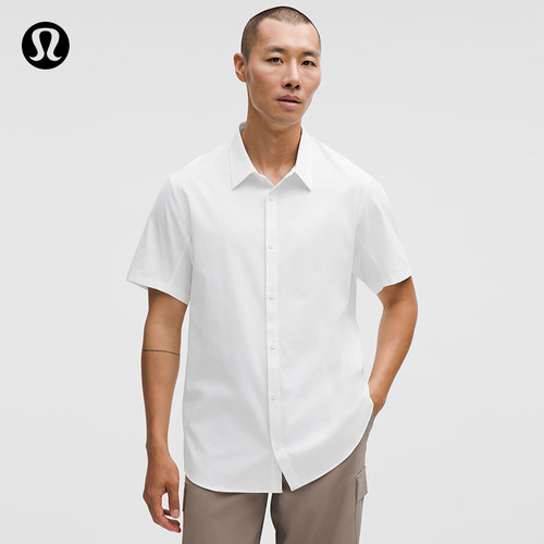 Airing Easy 男士短袖衬衫 透气lululemon丨LM3DK7S