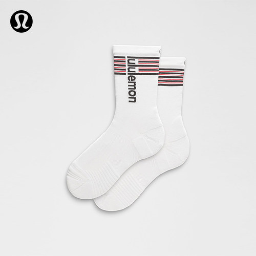 Power Stride 中筒袜 透湿丨lululemon丨LU9DBNS