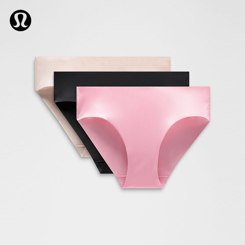 InvisiWear女士中腰比基尼内裤*3条 速干丨lululemon丨LW9DC4S