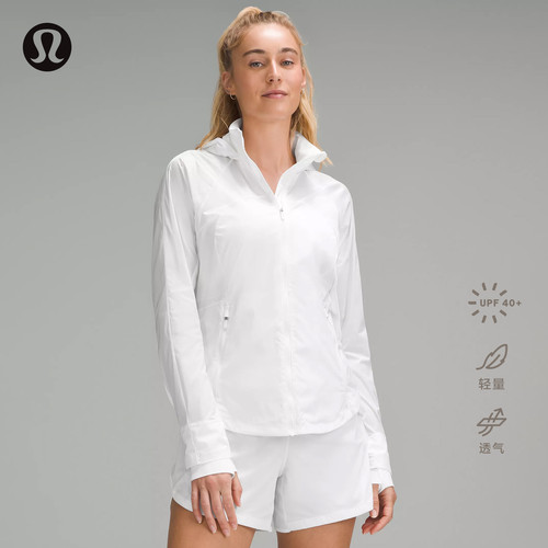 Goal Smasher 女士运动夹克 防晒芯吸丨lululemon丨LW4CGBS