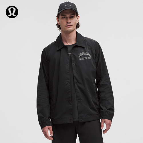 Coaches 男士翻领夹克 *图案款丨lululemon丨LM4AS8S