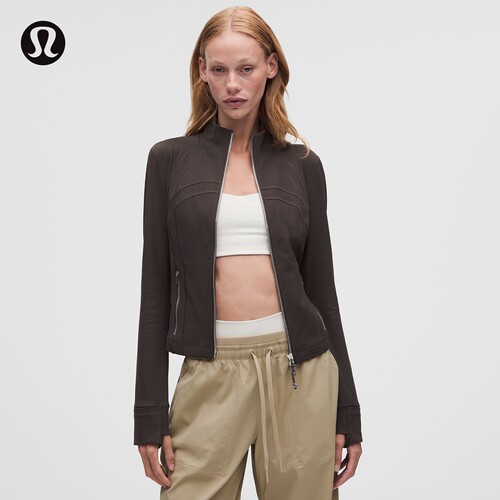 Define 女士短款夹克 *混合罗纹丨lululemon丨LW3KQXS