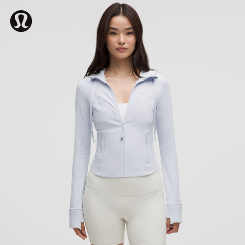 Define 女士短款连帽夹克 *Nulu™ 芯吸丨lululemon丨LW3IYVS