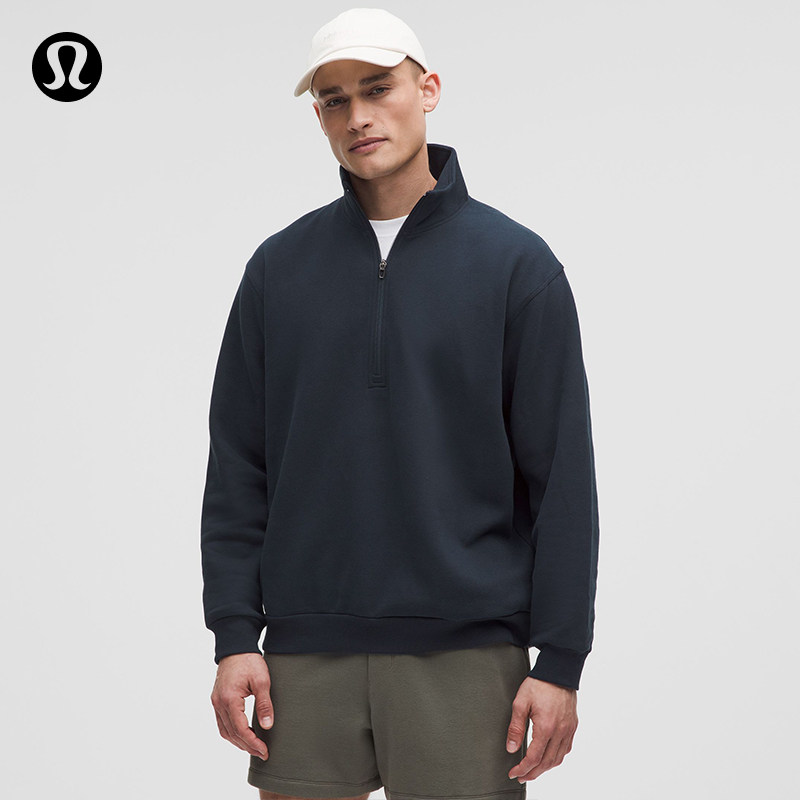 Steady State 男士半拉链卫衣*拉绒丨lululemon丨LM3FA9S - 实物图