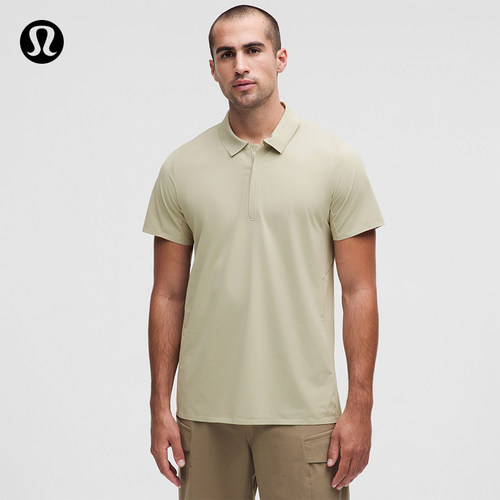 Luxtreme 男士前拉链休闲Polo衫短袖丨lululemon丨LM3DR8S