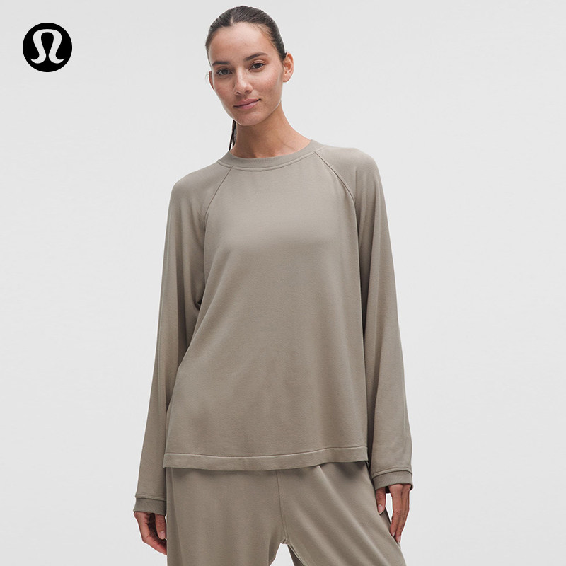 BeCalm 女士长款套头衫丨lululemon丨LW3KDRS图片