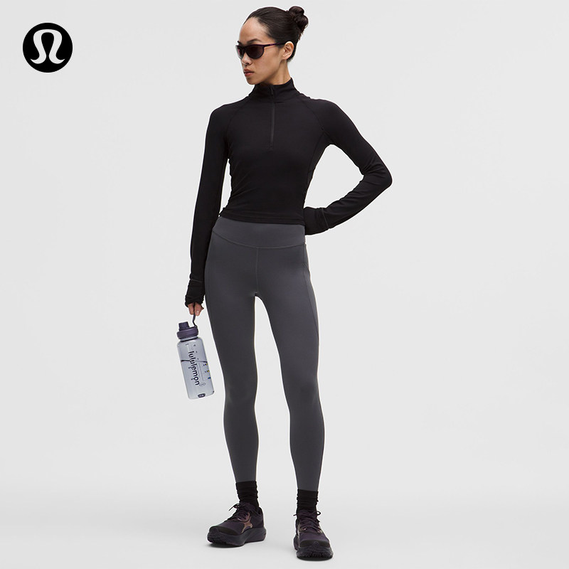 Fast and Free 女士拉绒紧身裤 24" *口袋款丨lululemon丨LW5IPZA