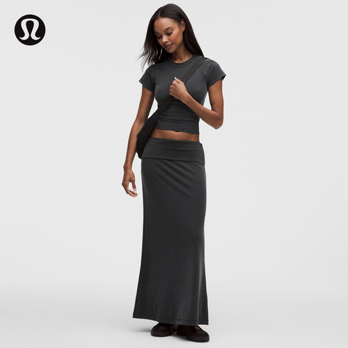 MicroRib Softstreme女士细罗纹半身裙 速干丨lululemon丨LW8AW8S