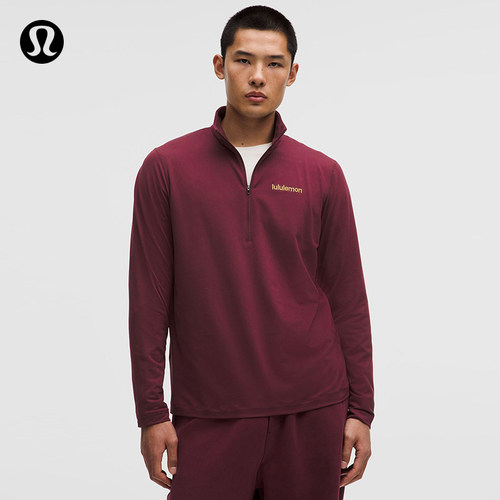 Soft Jersey男士半拉链针织衫*新年款 芯吸丨lululemon丨LM3FZMS