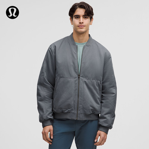 Reversible 男士双面可穿带夹层飞行员夹克丨lululemon丨LM4AR4S