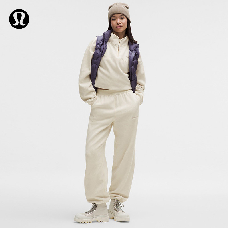Tumbled 女士徒步宽松剪裁抓绒长裤丨lululemon丨LW5ILBA图片