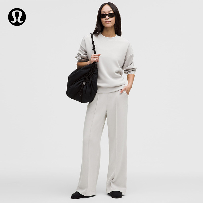 Brushed Softstreme女士拉绒阔腿裤亚洲版型丨lululemon丨LW5IPEA