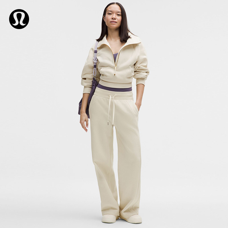 Scuba 女士中腰阔腿运动裤*拉绒 *亚洲版型丨lululemon丨LW5IQDA