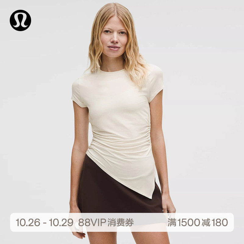 SilkyAppeal 女士短袖T恤 速干芯吸丨lululemon丨LW3IPLS