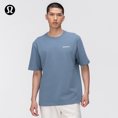Heavyweight男士短袖T恤*文字徽标 速干芯吸丨lululemon丨LM3GDCS