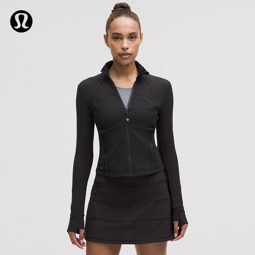 Define 女士短款夹克 *罗纹 Nulu™ 芯吸丨lululemon丨LW3HB6S