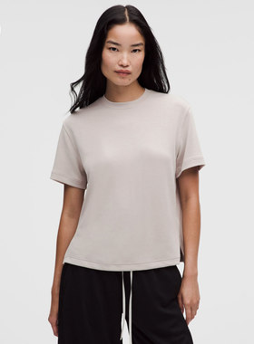 Drapey Softstreme女士超宽松短袖T恤 速干丨lululemon丨LW3LFNS