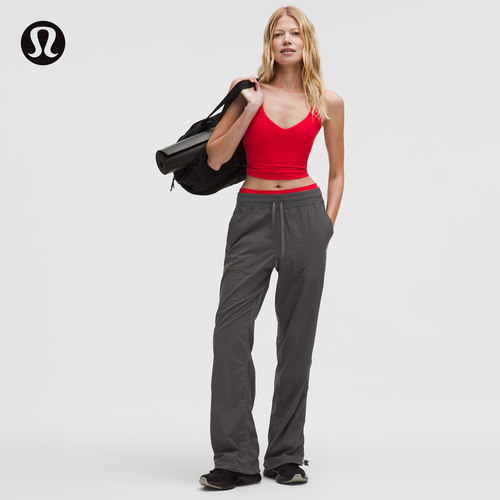 Dance Studio 女士中腰长裤 拒水*常规版型丨lululemon丨LW5GSQS