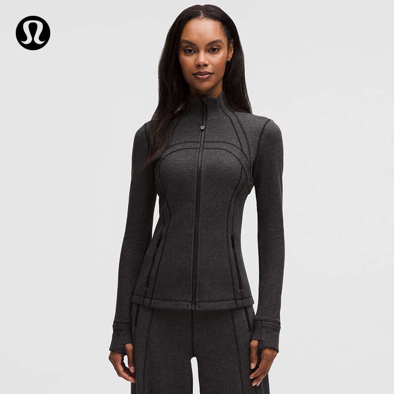 Define 女士夹克 *拉绒罗纹丨lululemon丨LW3JMPS图片