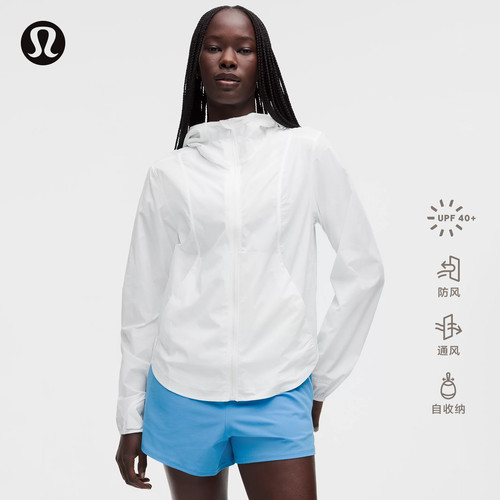 女士防紫外线自收纳通风夹克 防晒防风拒水丨lululemon丨LW4CP2S