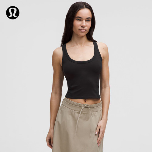 Smooth and Ribbed Nulu女士低圆领运动背心丨lululemon丨LW1FB6S
